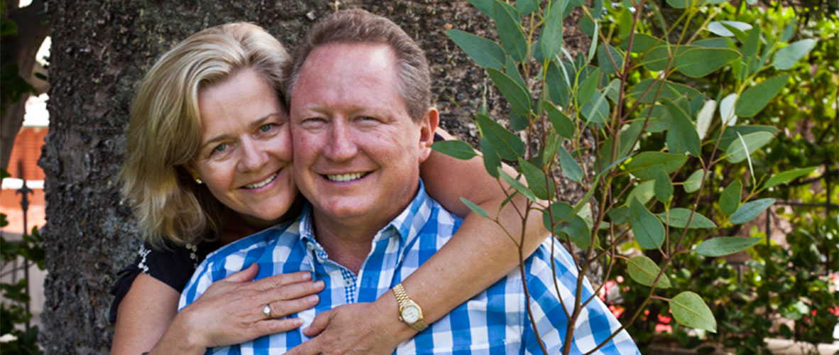 Nicola and Andrew Forrest